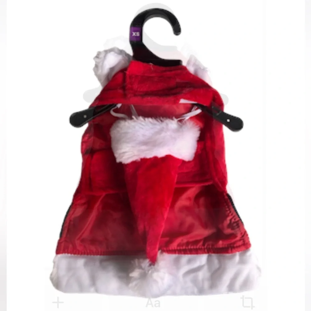 NWT 2 piece Santa Dog Suit XS